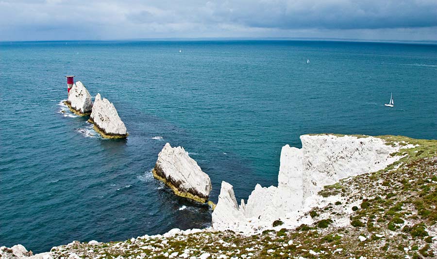The Needles, Isle of Wight, Anglie