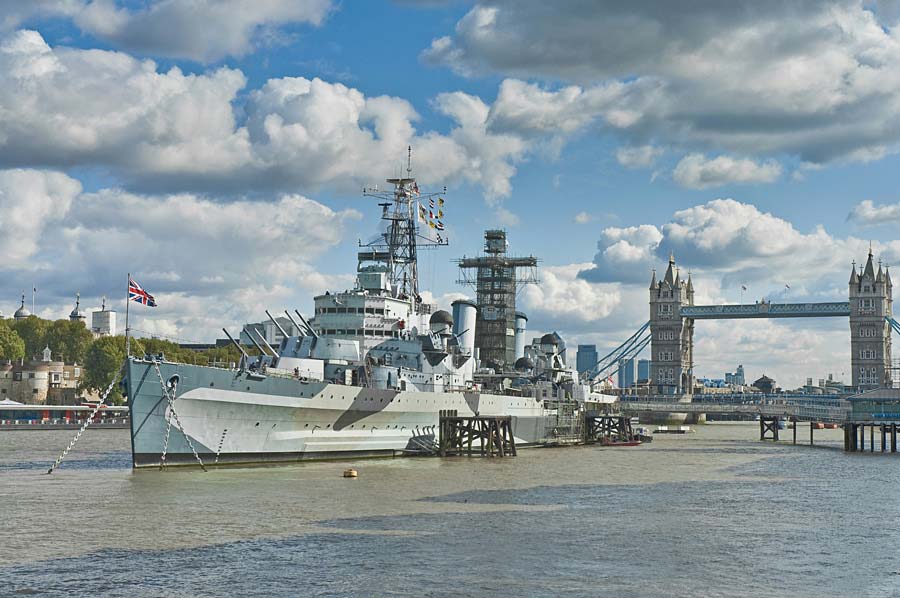 HMS Belfast, Londýn, Anglie