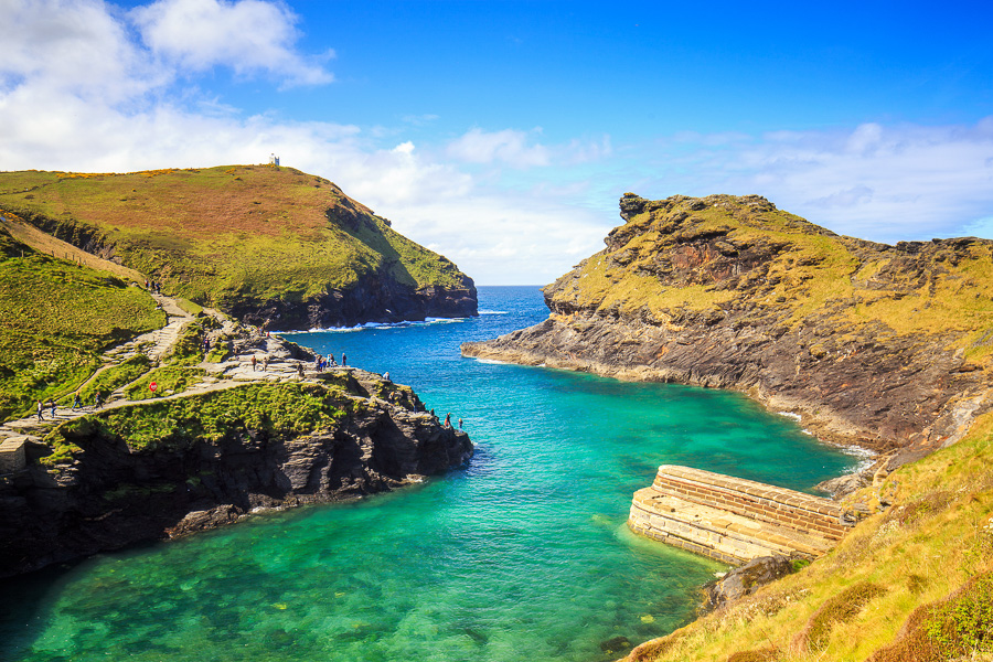 Anglie Cornwall, Boscastle harbour