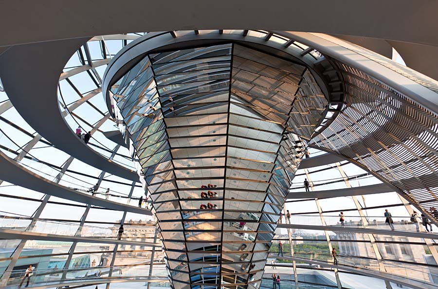 Reichstagkuppel, Berlín, Německo