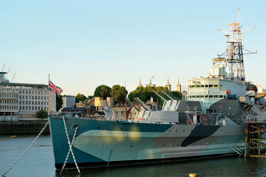 HMS Belfast, Londýn, Anglie