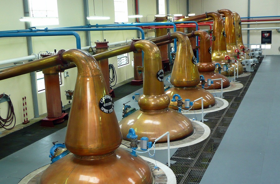 Skotsko Glenfiddich distillery 